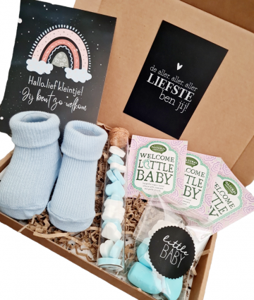 Brievenbus cadeau baby jongen kraamcadeau 02
